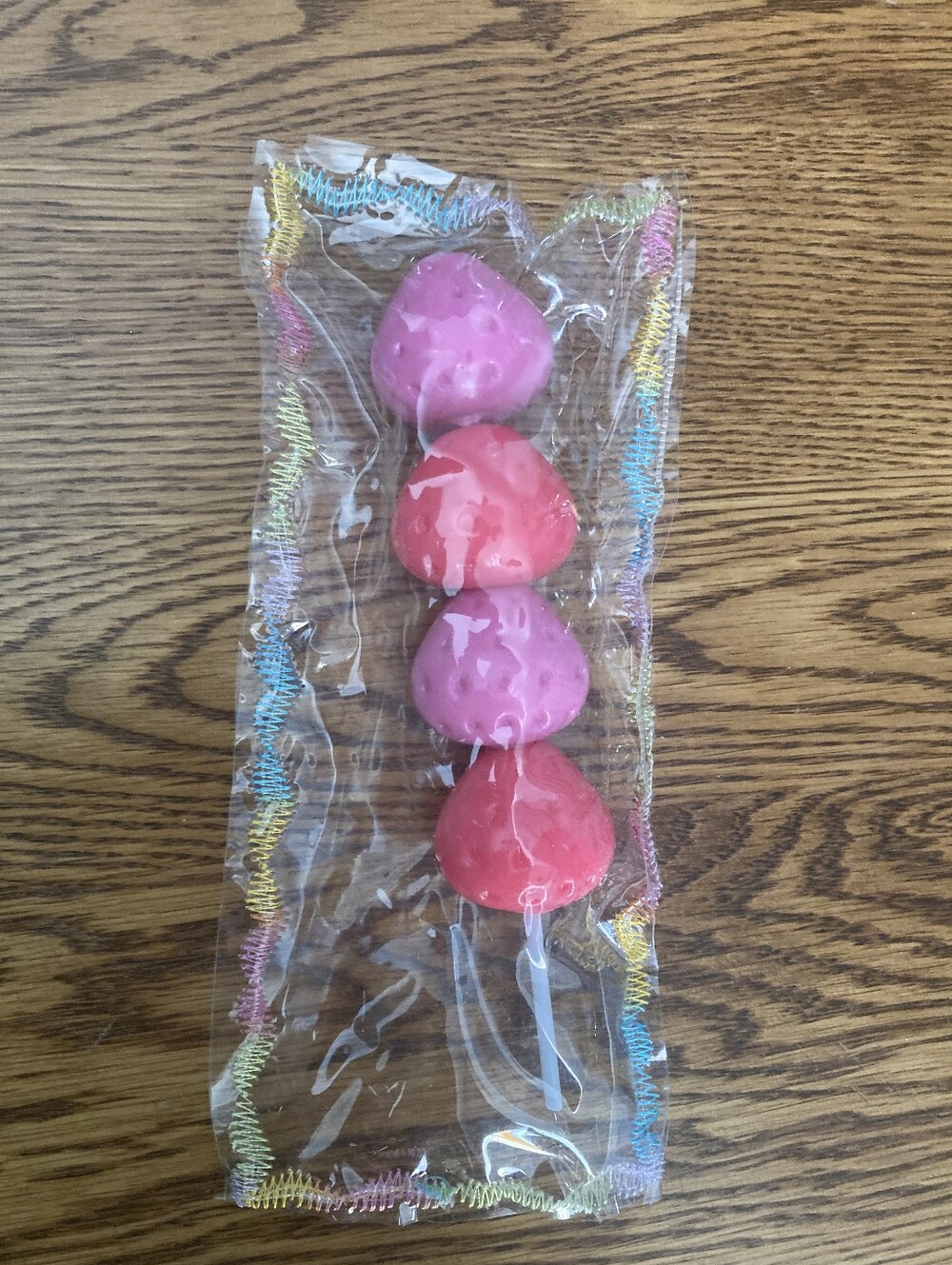 Strawberrys Strawberries 🍓 On Stick Taba Squish Toy Sensory Play In Package